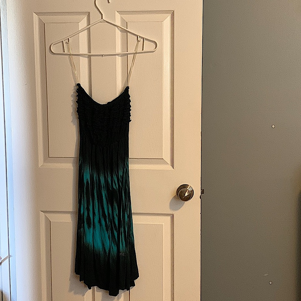 Dark blue/ teal blue dress